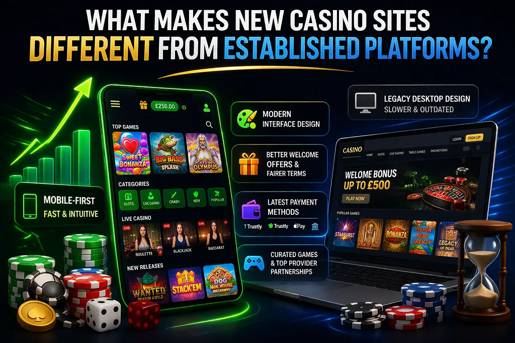 What Makes New Casino Sites UK Different From Established Platforms